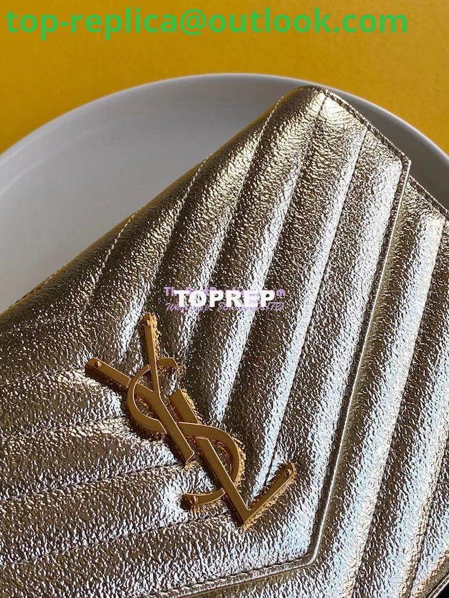 Replica YSL Saint Laurent Monogram Chain Wallet Grained Matelasse etallic Leather Pale Gold 3 Replica YSL Saint Laurent Monogram Chain Wallet Grained Matelasse etallic Leather Pale Gold 3
