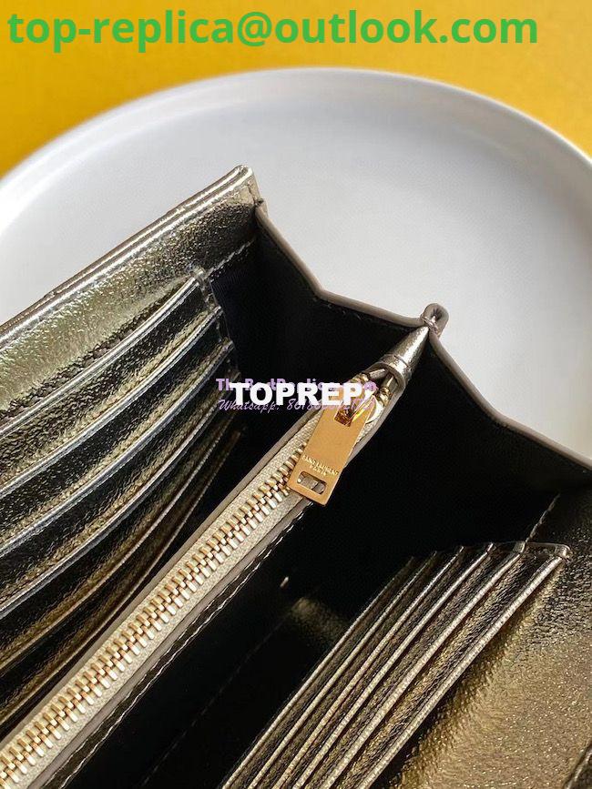 Replica YSL Saint Laurent Monogram Chain Wallet Grained Matelasse etallic Leather Pale Gold 7 Replica YSL Saint Laurent Monogram Chain Wallet Grained Matelasse etallic Leather Pale Gold 7