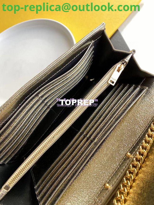 Replica YSL Saint Laurent Monogram Chain Wallet Grained Matelasse etallic Leather Pale Gold 8 Replica YSL Saint Laurent Monogram Chain Wallet Grained Matelasse etallic Leather Pale Gold 8