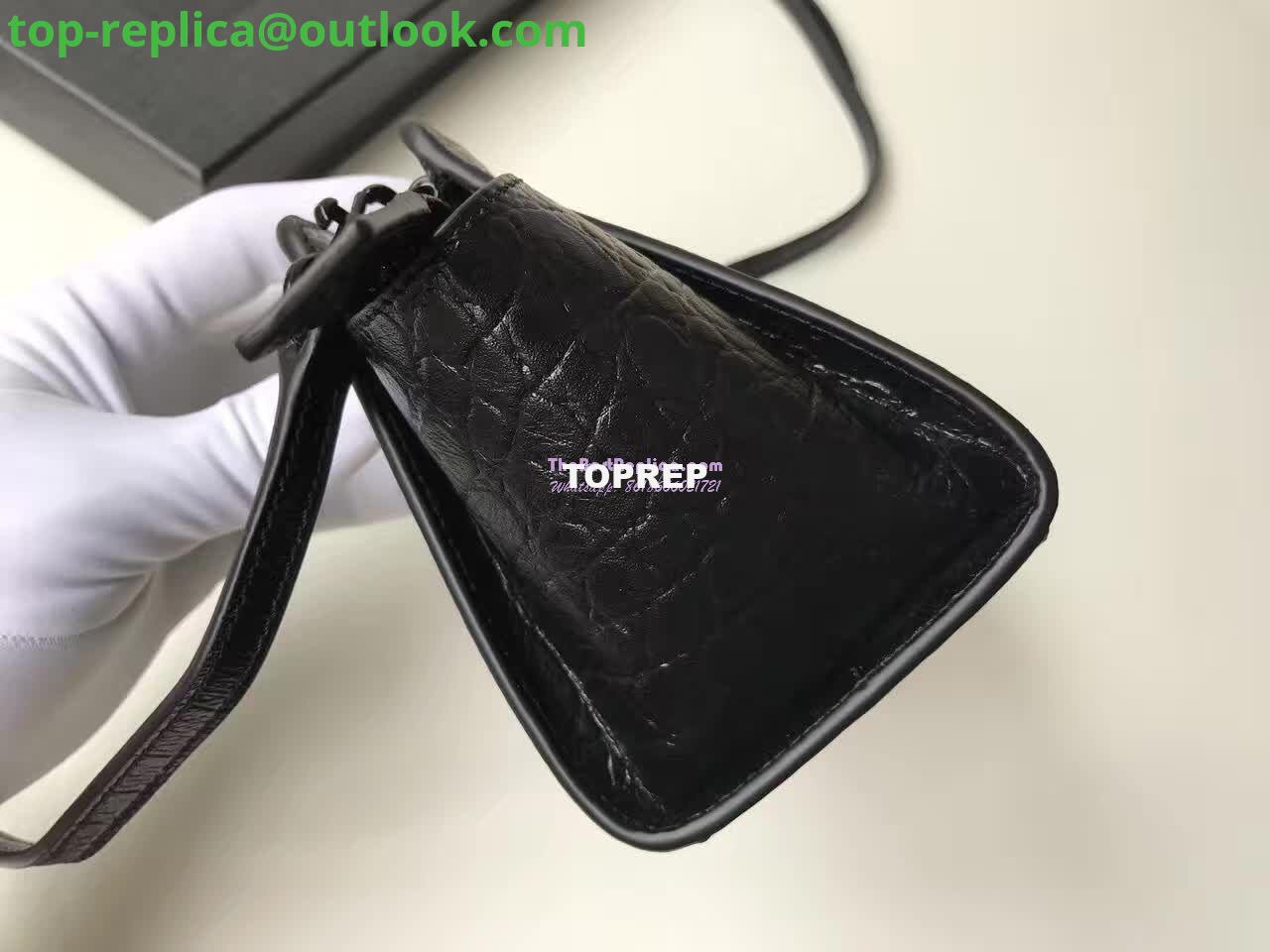 Replica YSL Yves Saint Laurent Toy Cabas Bag in Black Crocodile Embossed Leather 7 Replica YSL Yves Saint Laurent Toy Cabas Bag in Black Crocodile Embossed Leather 7