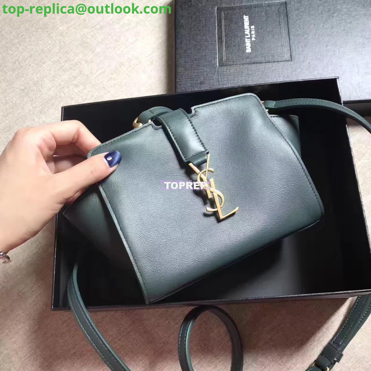 Replica YSL Yves Saint Laurent Toy Cabas Bag in Green 3 Replica YSL Yves Saint Laurent Toy Cabas Bag in Green 3