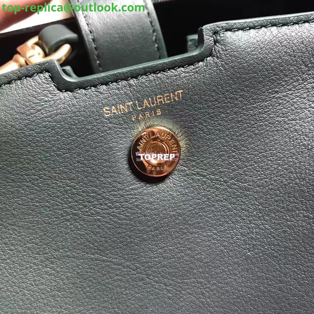 Replica YSL Yves Saint Laurent Toy Cabas Bag in Green 4 Replica YSL Yves Saint Laurent Toy Cabas Bag in Green 4