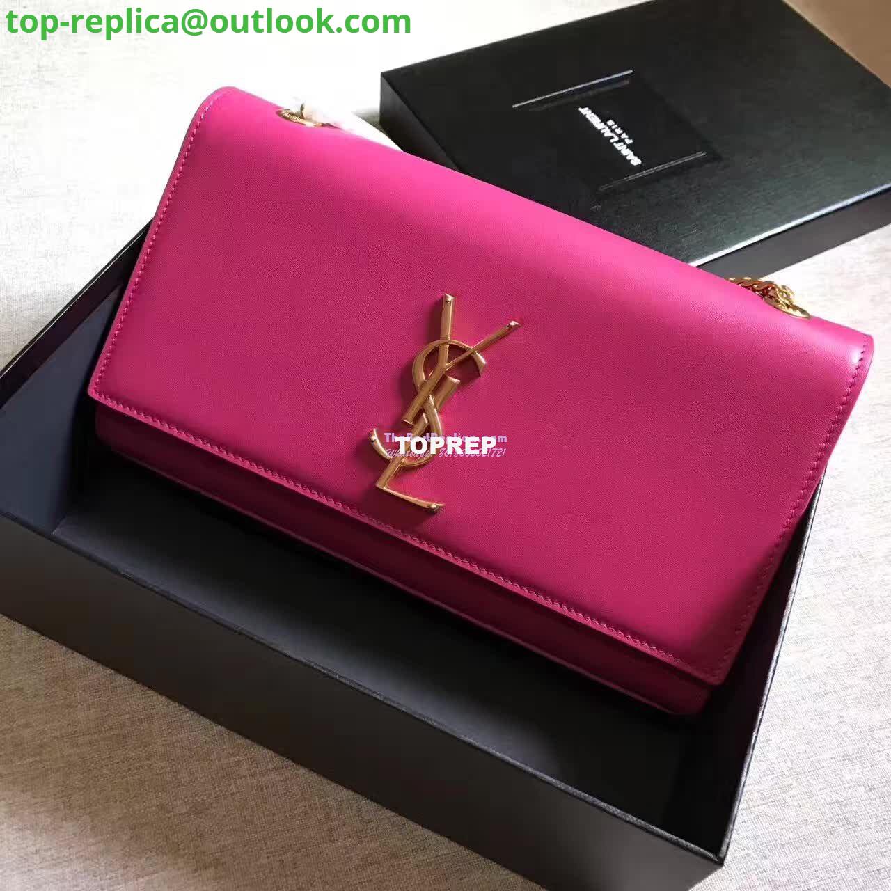 Replica YSL Classic Medium Monogram Saint Laurent Satchel In Rosy Smooth Calfskin Leather 2 Replica YSL Classic Medium Monogram Saint Laurent Satchel In Rosy Smooth Calfskin Leather 2