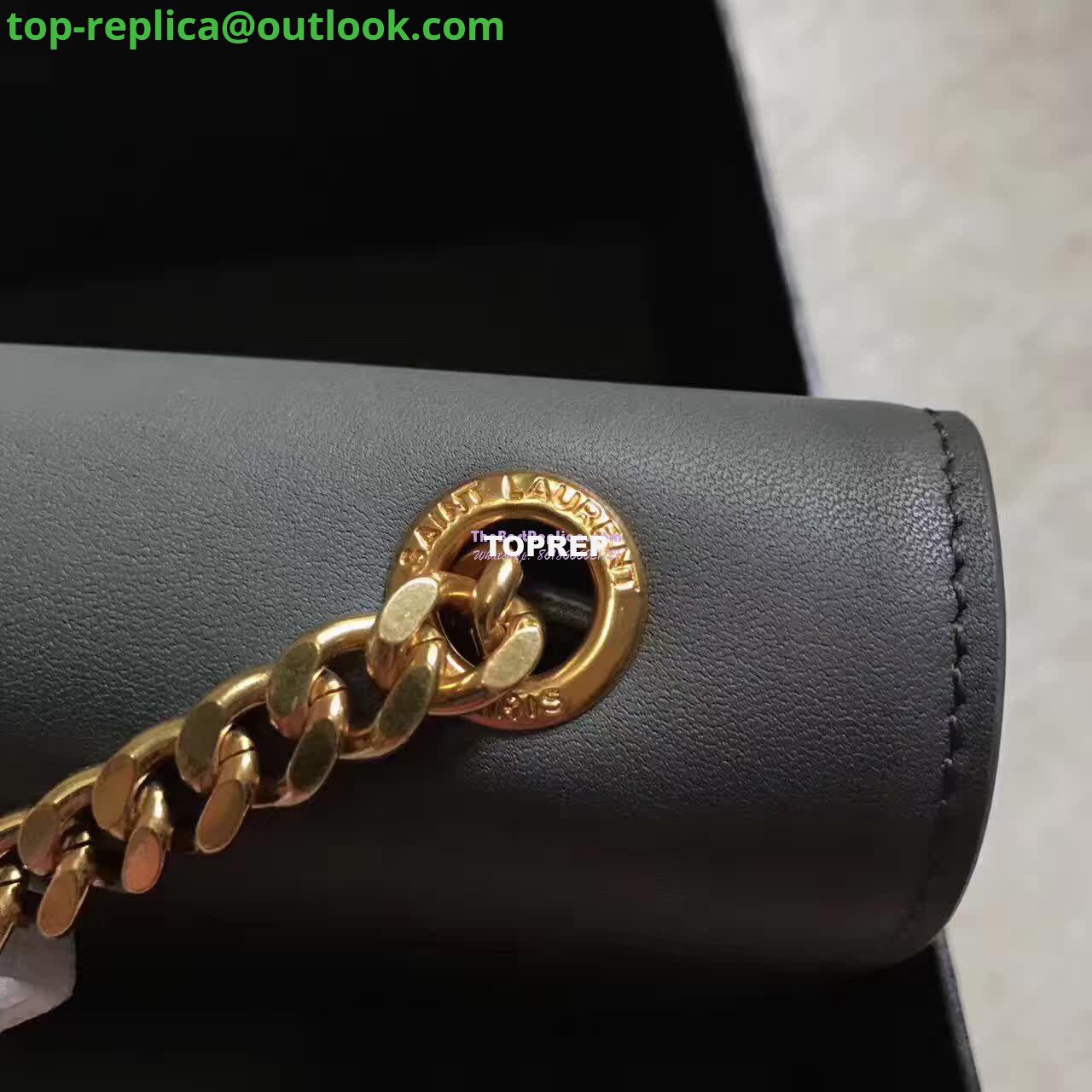 Replica YSL Classic Medium Monogram Saint Laurent Satchel In Grey Smooth Calfskin Leather 6 Replica YSL Classic Medium Monogram Saint Laurent Satchel In Grey Smooth Calfskin Leather 6