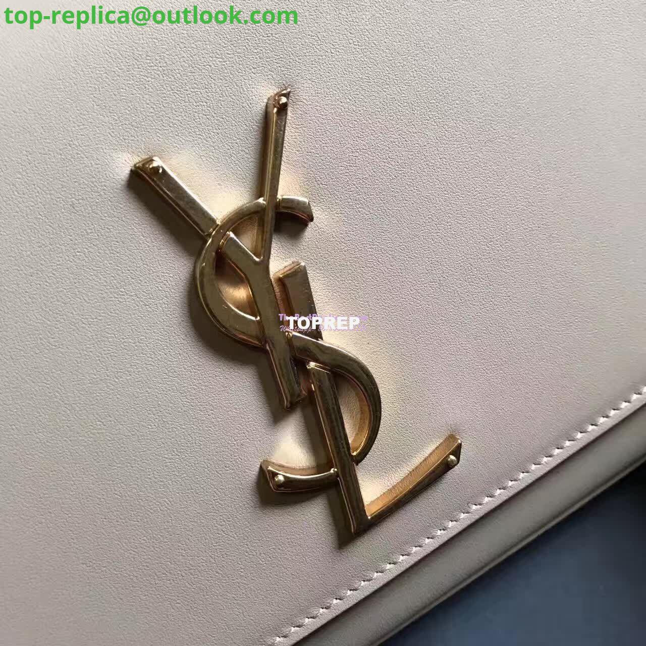 Replica YSL Classic Medium Monogram Saint Laurent Satchel In Beige Smooth Calfskin Leather Replica YSL Classic Medium Monogram Saint Laurent Satchel In Beige Smooth Calfskin Leather