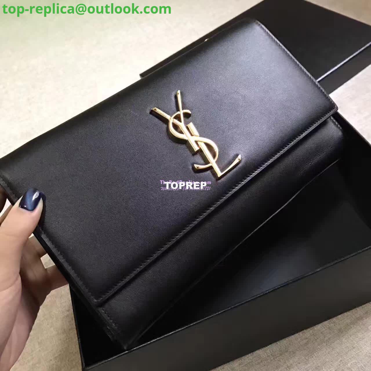 Replica YSL Classic Medium Kate Monogram Saint Laurent Satchel In Black Smooth Calfskin Leather 2 Replica YSL Classic Medium Kate Monogram Saint Laurent Satchel In Black Smooth Calfskin Leather 2