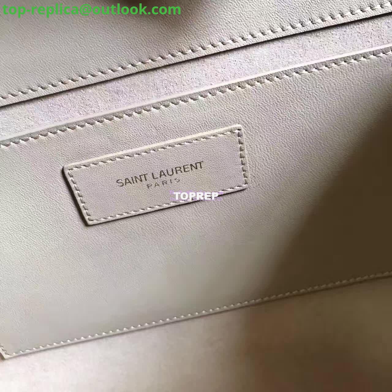 Replica YSL Classic Medium Monogram Saint Laurent Satchel In Beige Smooth Calfskin Leather 7 Replica YSL Classic Medium Monogram Saint Laurent Satchel In Beige Smooth Calfskin Leather 7
