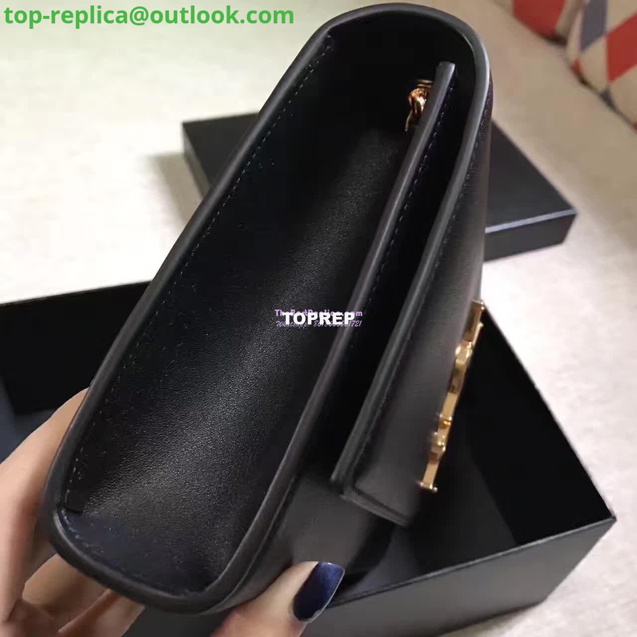 Replica YSL Classic Medium Kate Monogram Saint Laurent Satchel In Black Smooth Calfskin Leather 4 Replica YSL Classic Medium Kate Monogram Saint Laurent Satchel In Black Smooth Calfskin Leather 4