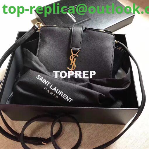 Replica YSL Yves Saint Laurent Toy Cabas Bag in Black 3