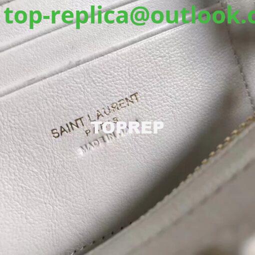 Replica YSL Yves Saint Laurent Toy Cabas Bag in White 9