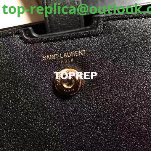 Replica YSL Yves Saint Laurent Toy Cabas Bag in Black 8