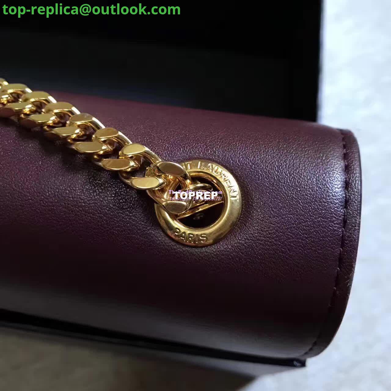 Replica YSL Classic Medium Monogram Saint Laurent Satchel In Wine Smooth Calfskin Leather 7 Replica YSL Classic Medium Monogram Saint Laurent Satchel In Wine Smooth Calfskin Leather 7