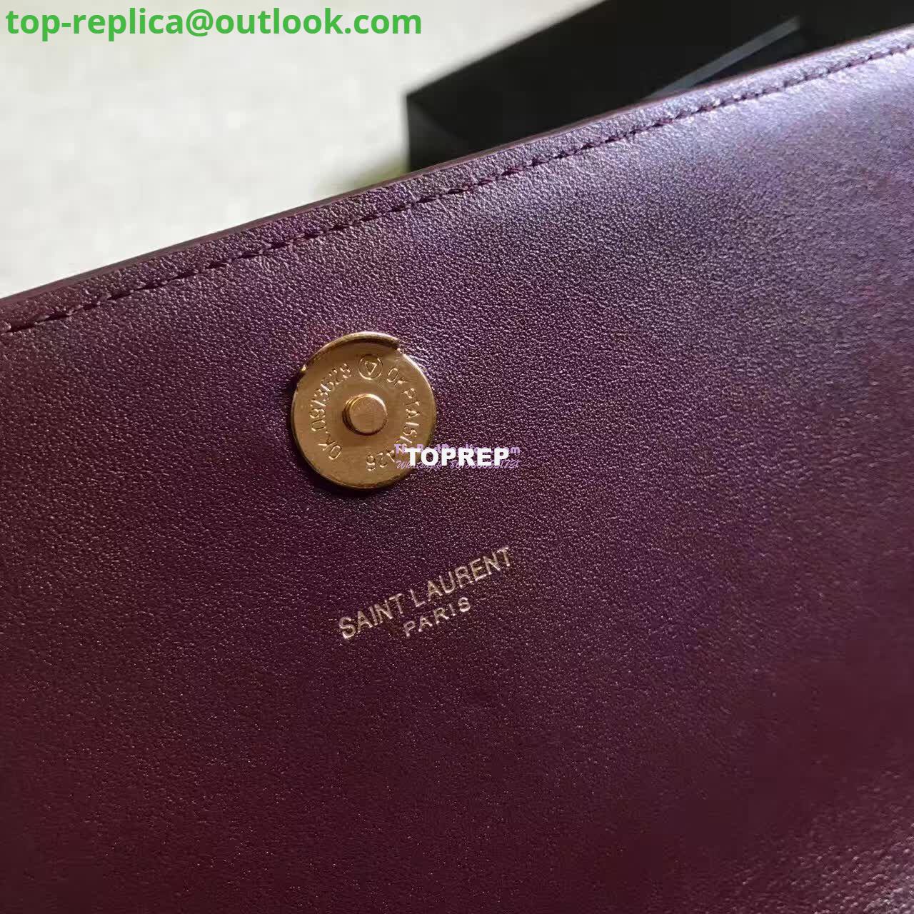 Replica YSL Classic Medium Monogram Saint Laurent Satchel In Wine Smooth Calfskin Leather 8 Replica YSL Classic Medium Monogram Saint Laurent Satchel In Wine Smooth Calfskin Leather 8