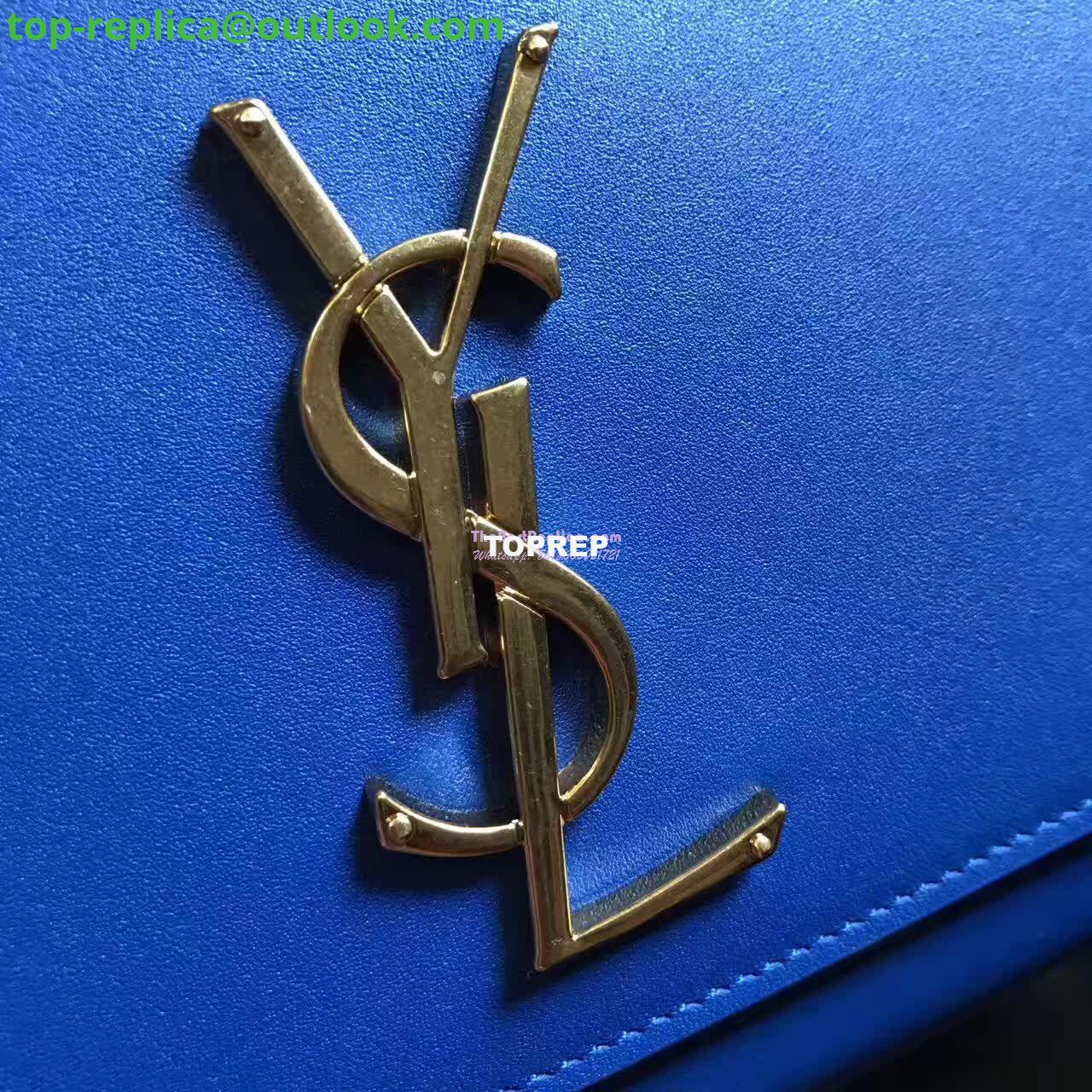 Replica YSL Classic Medium Monogram Saint Laurent Satchel In Blue Smooth Calfskin Leather 4 Replica YSL Classic Medium Monogram Saint Laurent Satchel In Blue Smooth Calfskin Leather 4