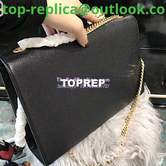 Replica YSL Saint Laurent Large Kate Chain Bag In Black Grain De Poudre Textured Leather Gold Hardware 6 Replica YSL Saint Laurent Large Kate Chain Bag In Black Grain De Poudre Textured Leather Gold Hardware 6