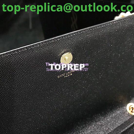 Replica YSL Saint Laurent Large Kate Chain Bag In Black Grain De Poudre Textured Leather Gold Hardware 7 Replica YSL Saint Laurent Large Kate Chain Bag In Black Grain De Poudre Textured Leather Gold Hardware 7