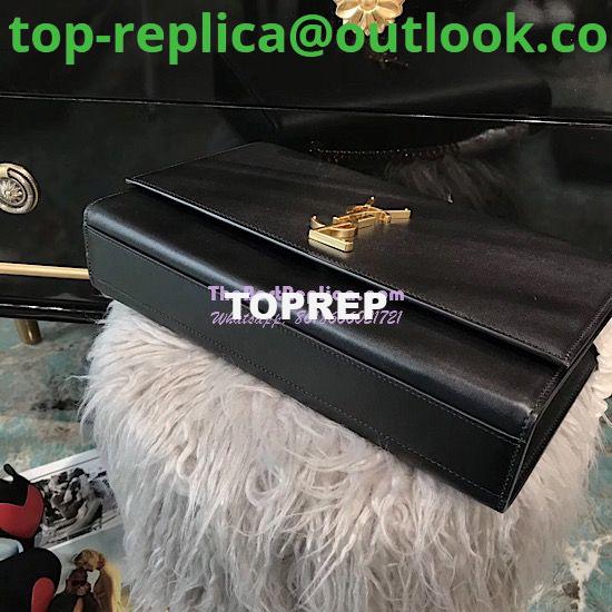 Replica YSL Saint Laurent Large Kate Chain Bag In Black Smooth Leather 2 Replica YSL Saint Laurent Large Kate Chain Bag In Black Smooth Leather 2