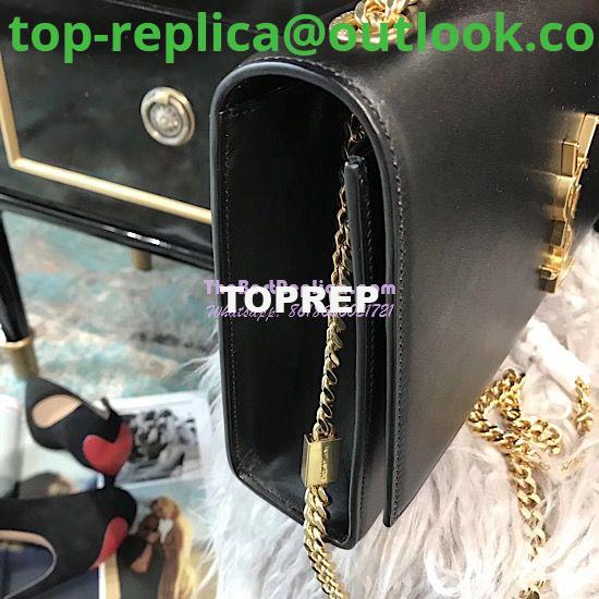 Replica YSL Saint Laurent Large Kate Chain Bag In Black Smooth Leather 6 Replica YSL Saint Laurent Large Kate Chain Bag In Black Smooth Leather 6