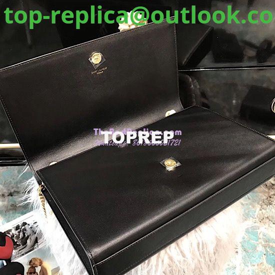 Replica YSL Saint Laurent Large Kate Chain Bag In Black Smooth Leather 8 Replica YSL Saint Laurent Large Kate Chain Bag In Black Smooth Leather 8