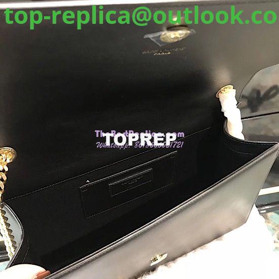 Replica YSL Saint Laurent Large Kate Chain Bag In Black Smooth Leather 9 Replica YSL Saint Laurent Large Kate Chain Bag In Black Smooth Leather 9