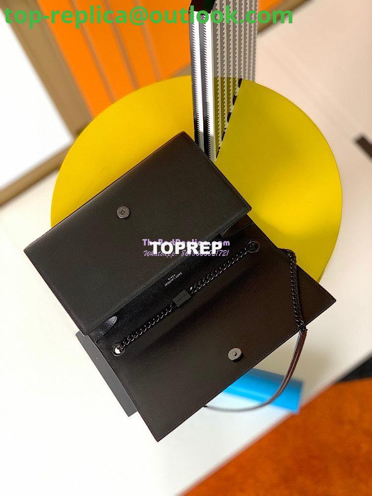 Replica YSL Saint Laurent Classic Monogram Kate in Grain De Poudre Leather So Black 6 Replica YSL Saint Laurent Classic Monogram Kate in Grain De Poudre Leather So Black 6