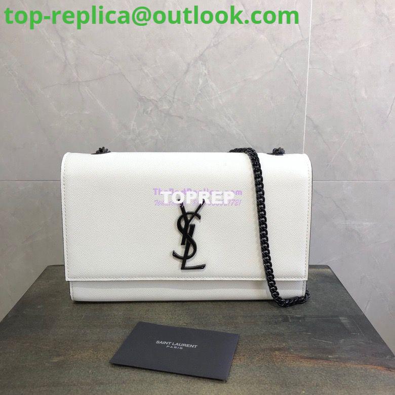 Replica YSL Saint Laurent Classic Monogram Satchel in Grain De Poudre Textured Leather White Replica YSL Saint Laurent Classic Monogram Satchel in Grain De Poudre Textured Leather White