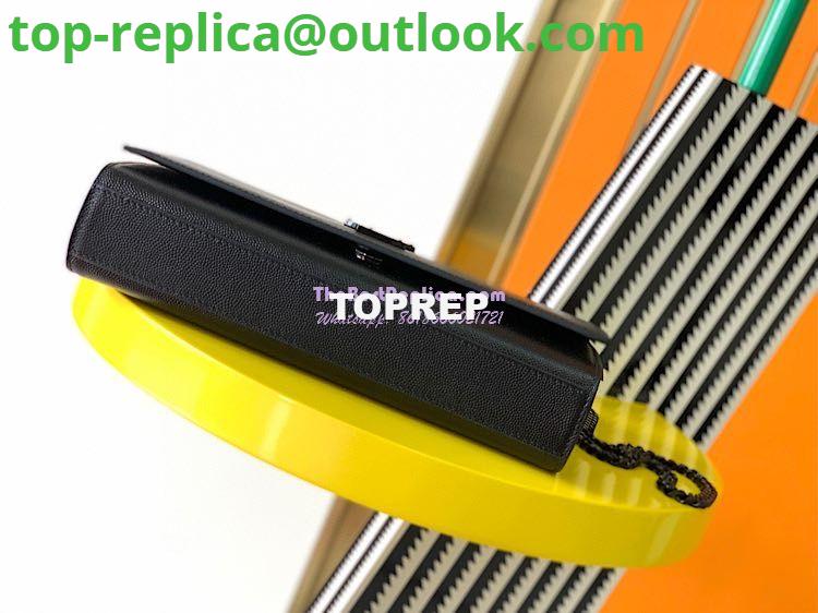 Replica YSL Saint Laurent Classic Monogram Kate in Grain De Poudre Leather So Black 11 Replica YSL Saint Laurent Classic Monogram Kate in Grain De Poudre Leather So Black 11