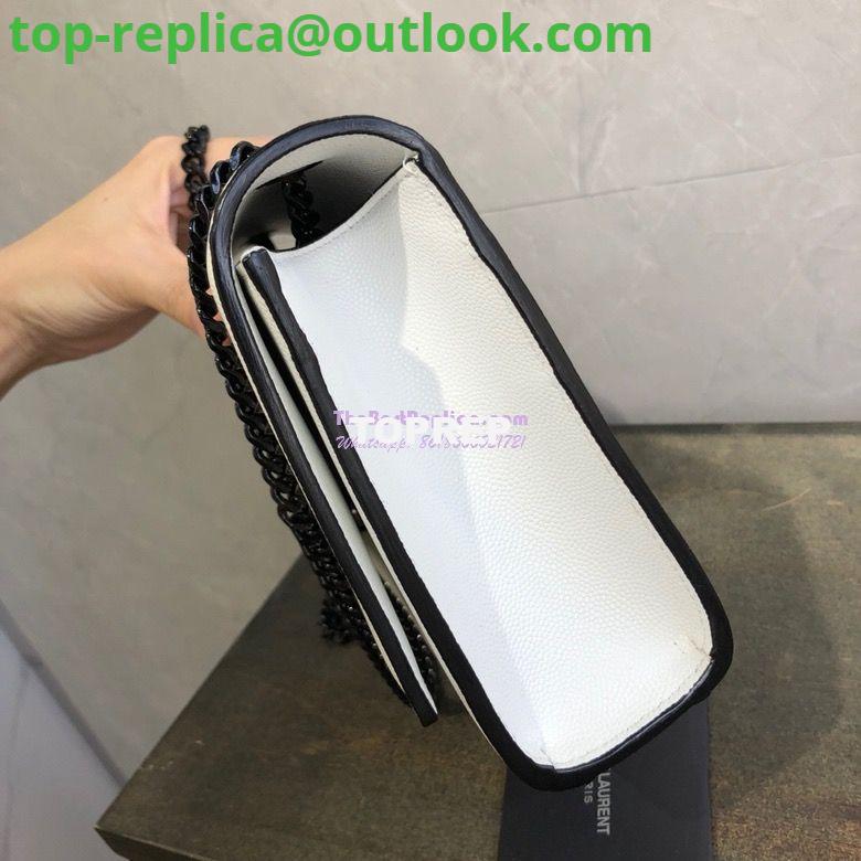 Replica YSL Saint Laurent Classic Monogram Satchel in Grain De Poudre Textured Leather White 6 Replica YSL Saint Laurent Classic Monogram Satchel in Grain De Poudre Textured Leather White 6