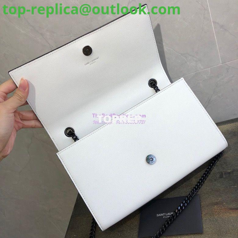Replica YSL Saint Laurent Classic Monogram Satchel in Grain De Poudre Textured Leather White 8 Replica YSL Saint Laurent Classic Monogram Satchel in Grain De Poudre Textured Leather White 8