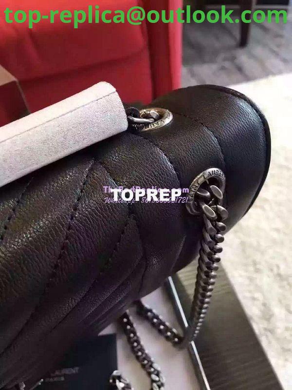 Replica YSL Saint Laurent Classic Large Monogram Envelope Satchel In black Leather 9 Replica YSL Saint Laurent Classic Large Monogram Envelope Satchel In black Leather 9