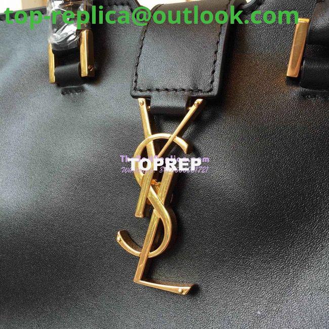 Replica YSL Yves Saint Laurent Cabas Y Calfskin Black Leather Tote Bag 2 Replica YSL Yves Saint Laurent Cabas Y Calfskin Black Leather Tote Bag 2