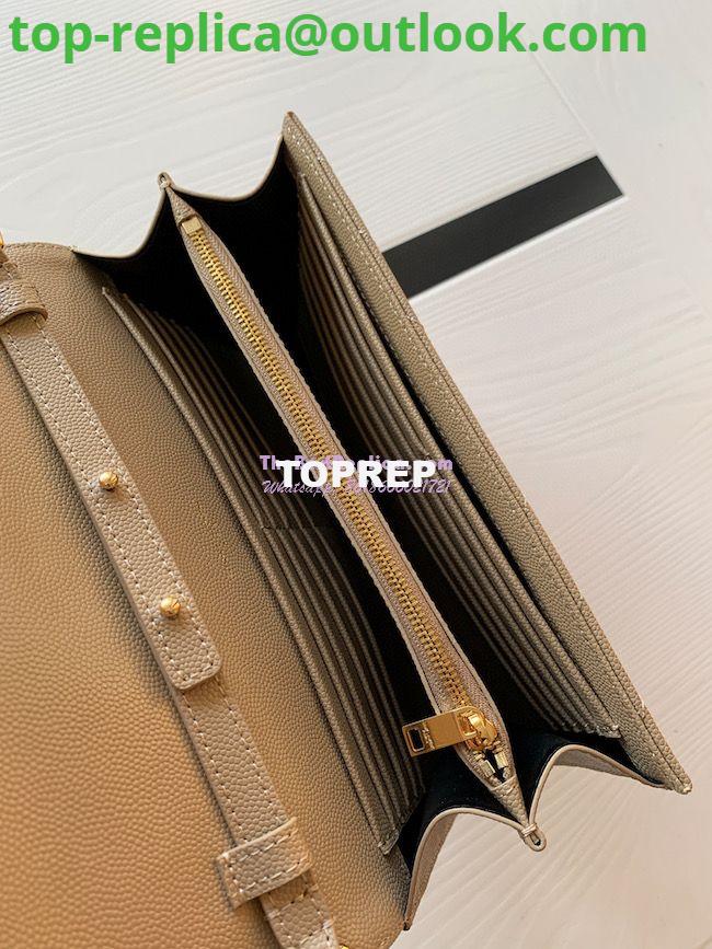 Replica YSL Saint Laurent Monogram Chain Wallet Grain De Poudre Textured Matelasse Leather Beige 7 Replica YSL Saint Laurent Monogram Chain Wallet Grain De Poudre Textured Matelasse Leather Beige 7