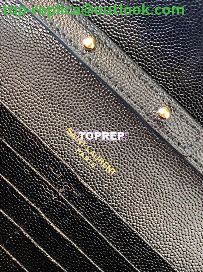 Replica YSL Saint Laurent Monogram Chain Wallet Grain De Poudre Textured Matelasse Leather Black 6 Replica YSL Saint Laurent Monogram Chain Wallet Grain De Poudre Textured Matelasse Leather Black 6