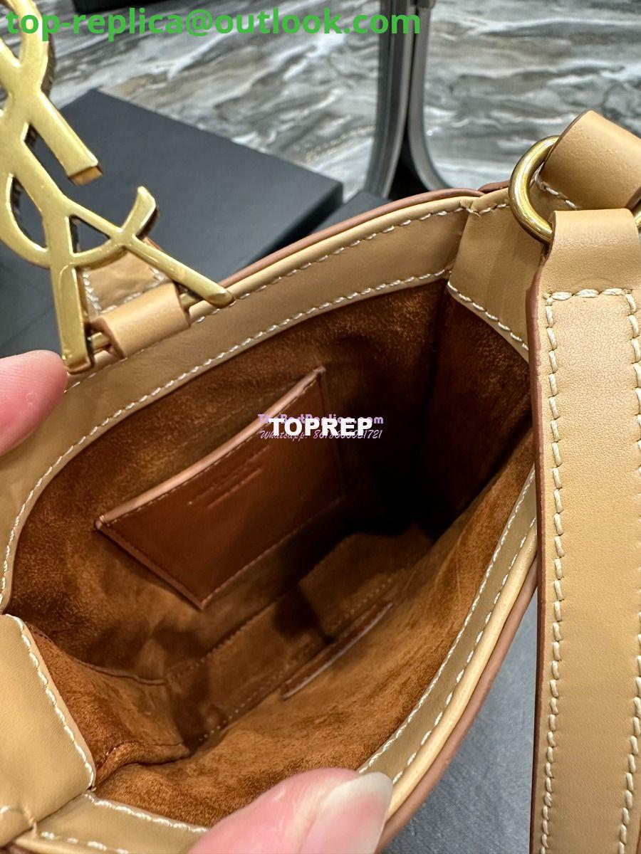 Replica YSL Saint Laurent Le 5 à 7 mini vertical in beige vegetable-tanned leather 735214 6 Replica YSL Saint Laurent Le 5 à 7 mini vertical in beige vegetable-tanned leather 735214 6