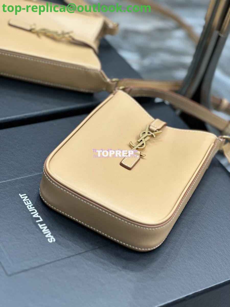 Replica YSL Saint Laurent Le 5 à 7 mini vertical in beige vegetable-tanned leather 735214 9 Replica YSL Saint Laurent Le 5 à 7 mini vertical in beige vegetable-tanned leather 735214 9