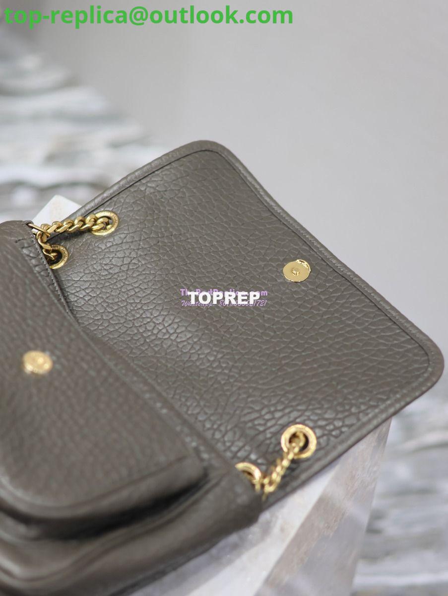 Replica Saint Laurent YSL Niki Bags in Grained Lambskin, Bronze-Toned Hardware 633179 dark green 25 Replica Saint Laurent YSL Niki Bags in Grained Lambskin, Bronze-Toned Hardware 633179 dark green 25