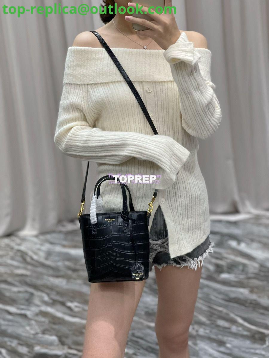 Replica Saint Laurent YSL Mini Toy Shopping Saint Laurent in Crocodile-Embossed Leather Black 19 Replica Saint Laurent YSL Mini Toy Shopping Saint Laurent in Crocodile-Embossed Leather Black 19