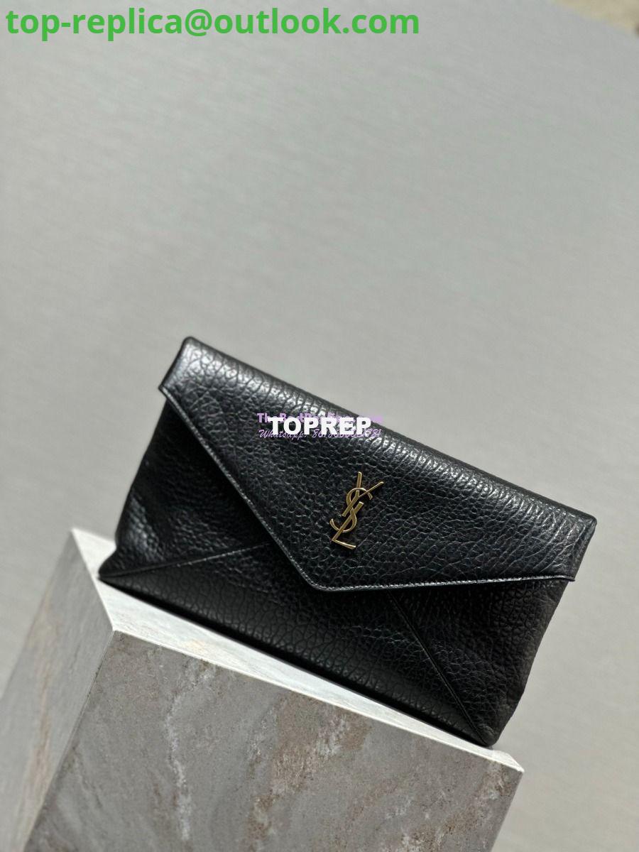 Replica Saint Laurent YSL Cassandre Small Envelope Pouch In Grained Lambskin 764931 2 Replica Saint Laurent YSL Cassandre Small Envelope Pouch In Grained Lambskin 764931 2
