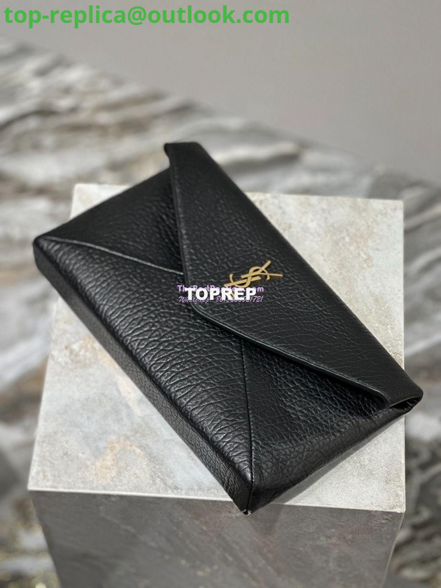 Replica Saint Laurent YSL Cassandre Small Envelope Pouch In Grained Lambskin 764931 4 Replica Saint Laurent YSL Cassandre Small Envelope Pouch In Grained Lambskin 764931 4