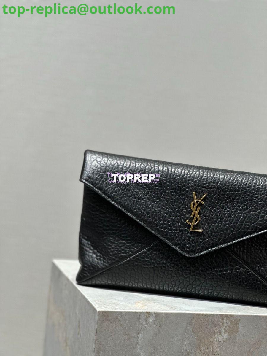 Replica Saint Laurent YSL Cassandre Small Envelope Pouch In Grained Lambskin 764931 5 Replica Saint Laurent YSL Cassandre Small Envelope Pouch In Grained Lambskin 764931 5