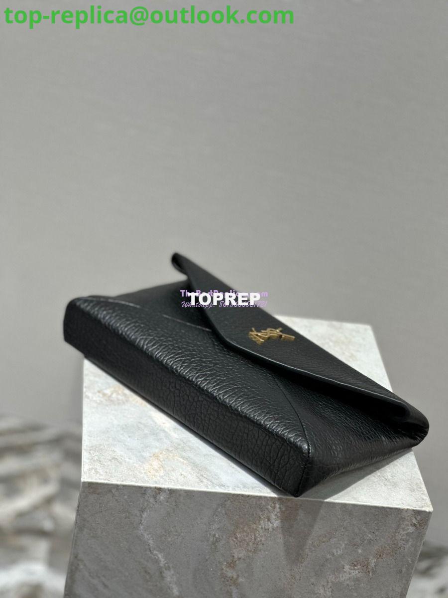 Replica Saint Laurent YSL Cassandre Small Envelope Pouch In Grained Lambskin 764931 7 Replica Saint Laurent YSL Cassandre Small Envelope Pouch In Grained Lambskin 764931 7