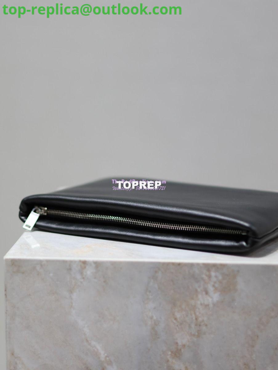 Replica Saint Laurent YSL Puffy Pouch In Lambskin S/L 779526 779512 Black 7 Replica Saint Laurent YSL Puffy Pouch In Lambskin S/L 779526 779512 Black 7