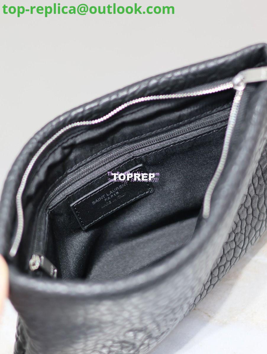 Replica Saint Laurent YSL Puffy Pouch In Lambskin S/L 779526 779512 Black 8 Replica Saint Laurent YSL Puffy Pouch In Lambskin S/L 779526 779512 Black 8