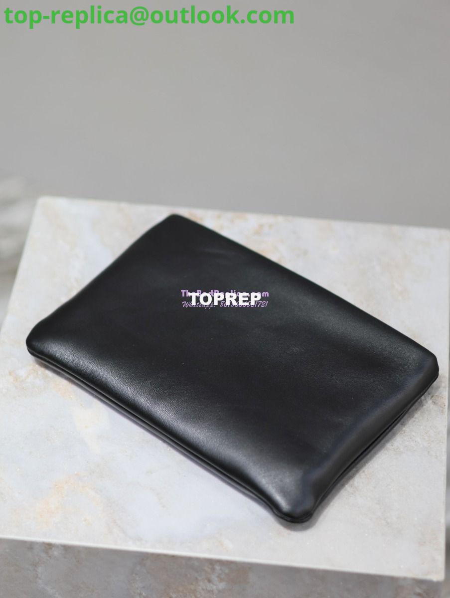 Replica Saint Laurent YSL Puffy Pouch In Lambskin S/L 779526 779512 Black 10 Replica Saint Laurent YSL Puffy Pouch In Lambskin S/L 779526 779512 Black 10