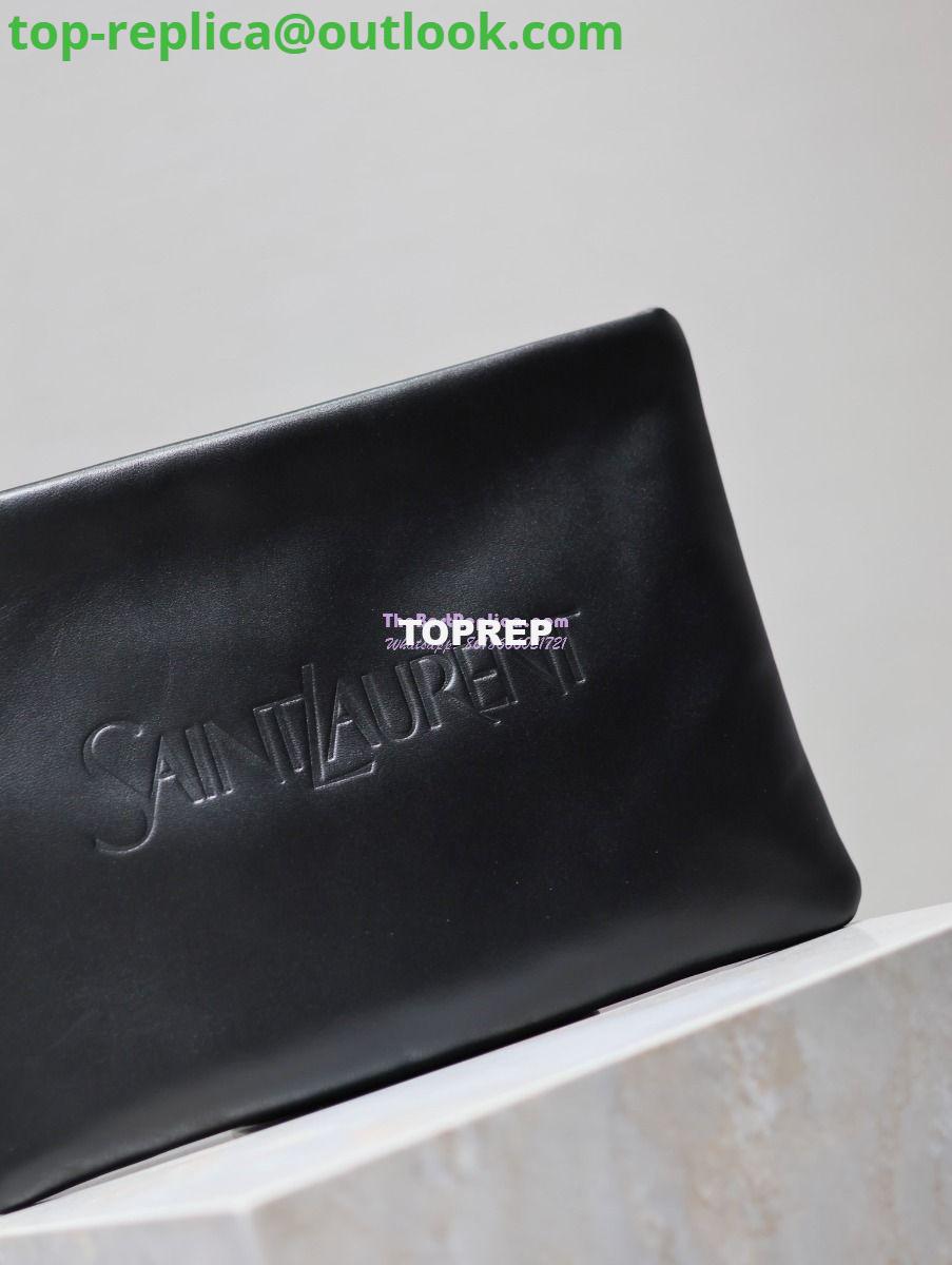 Replica Saint Laurent YSL Puffy Pouch In Lambskin S/L 779526 779512 Black 14 Replica Saint Laurent YSL Puffy Pouch In Lambskin S/L 779526 779512 Black 14