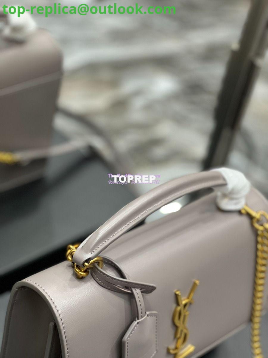 Replica YSL Saint Laurent Medium Sunset Satchel In Smooth Leather 634723 Grey 7 Replica YSL Saint Laurent Medium Sunset Satchel In Smooth Leather 634723 Grey 7