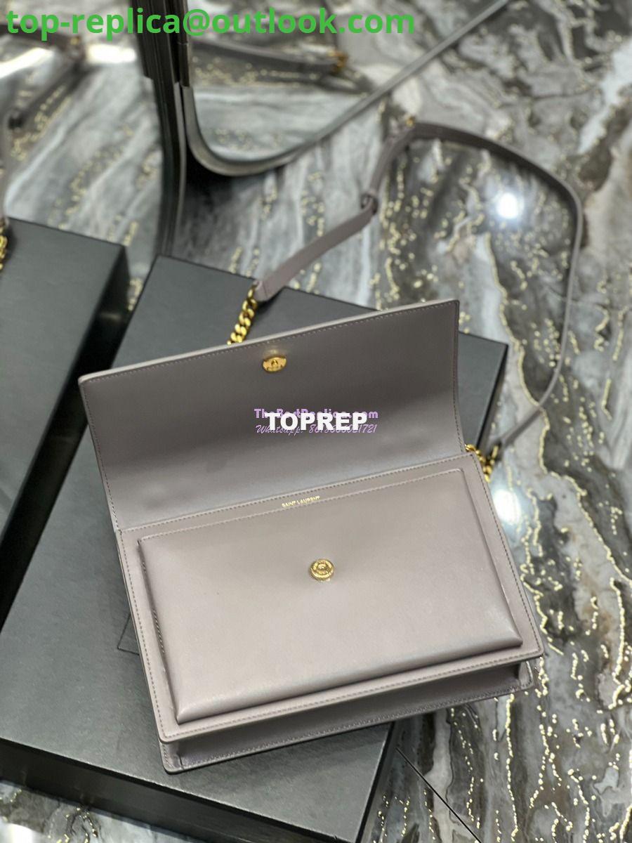 Replica YSL Saint Laurent Medium Sunset Satchel In Smooth Leather 634723 Grey 8 Replica YSL Saint Laurent Medium Sunset Satchel In Smooth Leather 634723 Grey 8