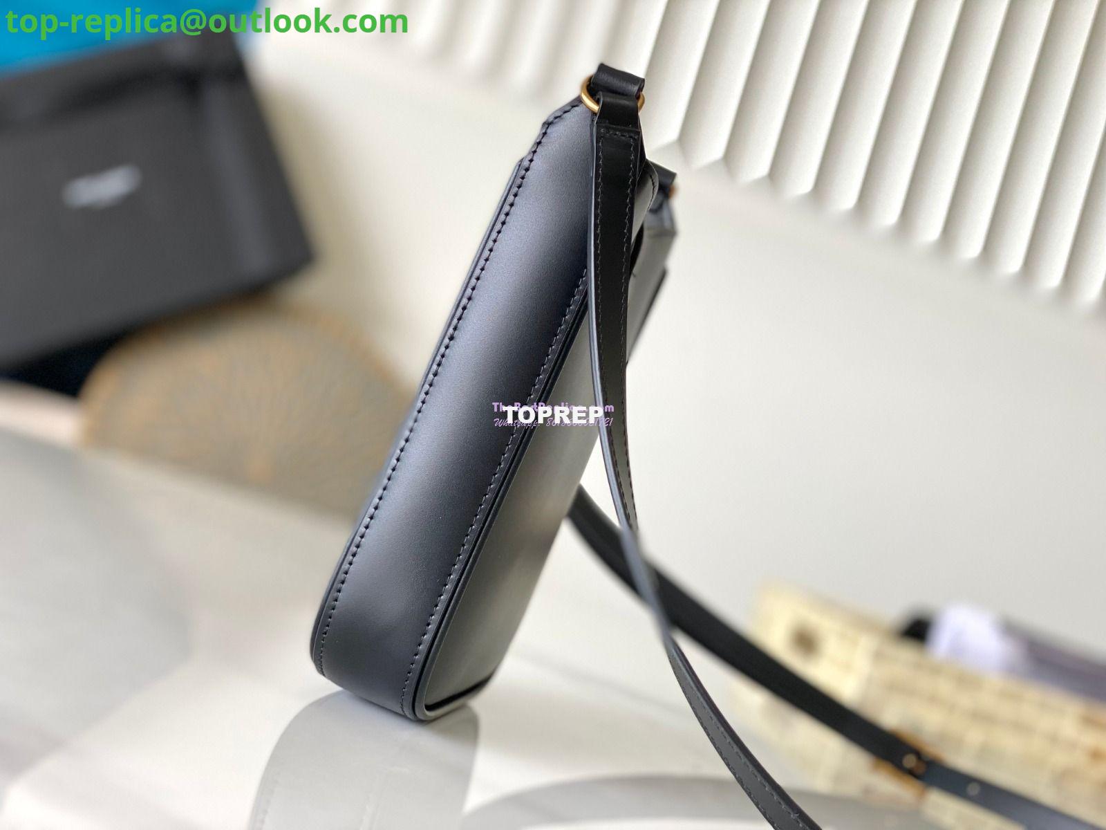 Replica YSL Saint Laurent Le 5 À 7 Mini Vertical In Shiny Leather 7352142 Black 3 Replica YSL Saint Laurent Le 5 À 7 Mini Vertical In Shiny Leather 7352142 Black 3