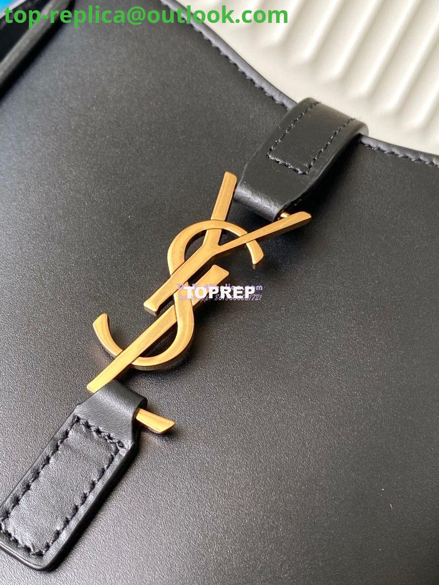 Replica YSL Saint Laurent Le 5 À 7 Mini Vertical In Shiny Leather 7352142 Black 4 Replica YSL Saint Laurent Le 5 À 7 Mini Vertical In Shiny Leather 7352142 Black 4