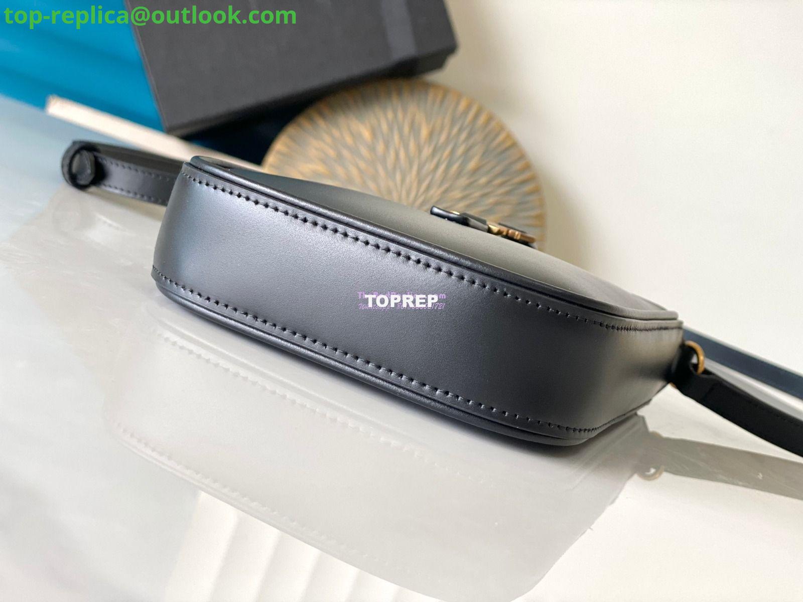 Replica YSL Saint Laurent Le 5 À 7 Mini Vertical In Shiny Leather 7352142 Black 10 Replica YSL Saint Laurent Le 5 À 7 Mini Vertical In Shiny Leather 7352142 Black 10